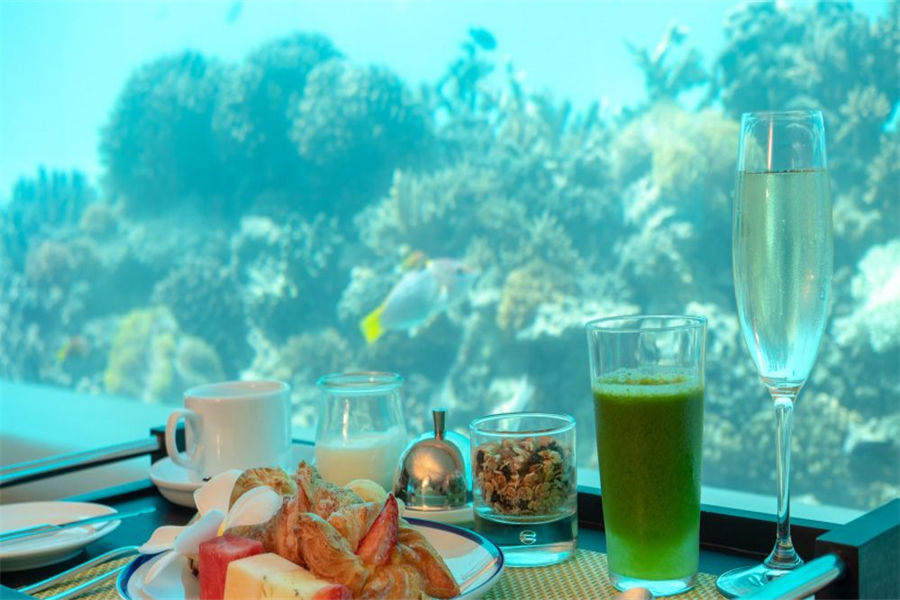 芙花芬 - 纬度4°水下餐厅图片3 -  Huvafen Fushi Spa Resort Maldives Immerse…Latitude 4° Photo 3