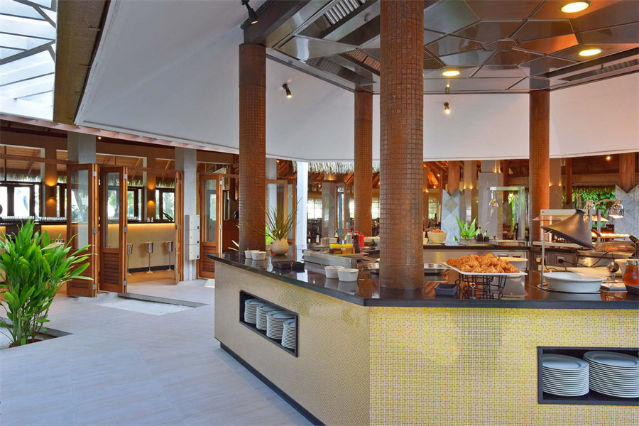 库拉玛蒂 - 主餐厅图片4 - Kuramathi Resort Maldives Haruge&Malaafaiy&Farivalhu Photo 4