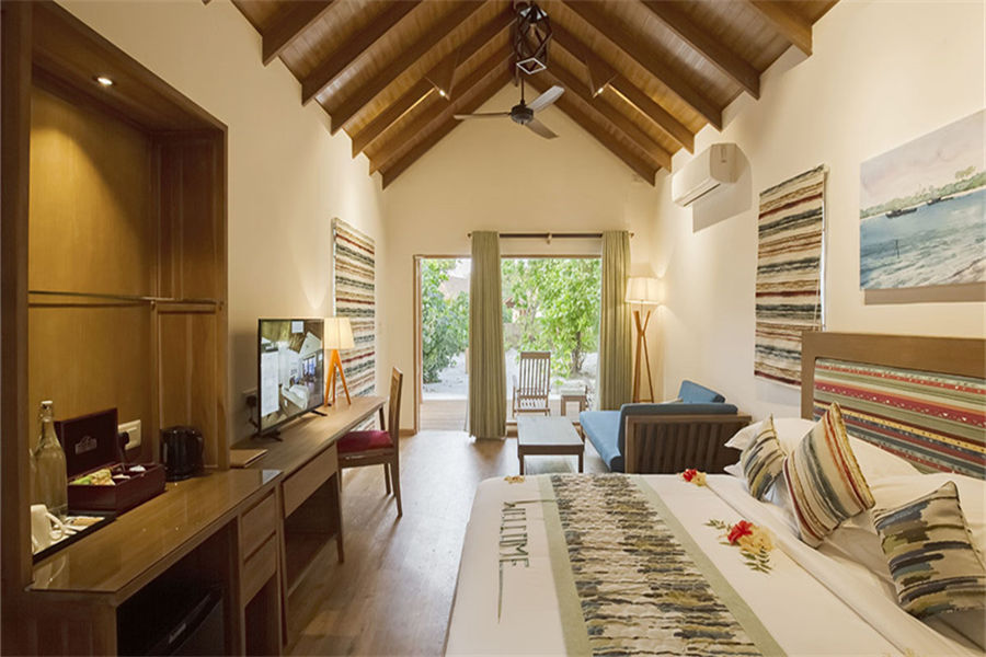 瑞提法鲁 - 豪华海滩泳池别墅图片3 - Reethi Faru Resort Deluxe Beach Pool Villa Photo 3