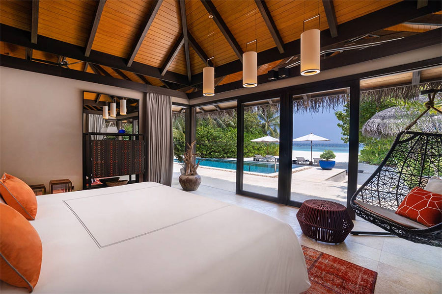 维拉私人岛 - 沙滩泳池屋(双卧室) 图片2 - Velaa Private Island Maldives Beach Pool House Photo 2
