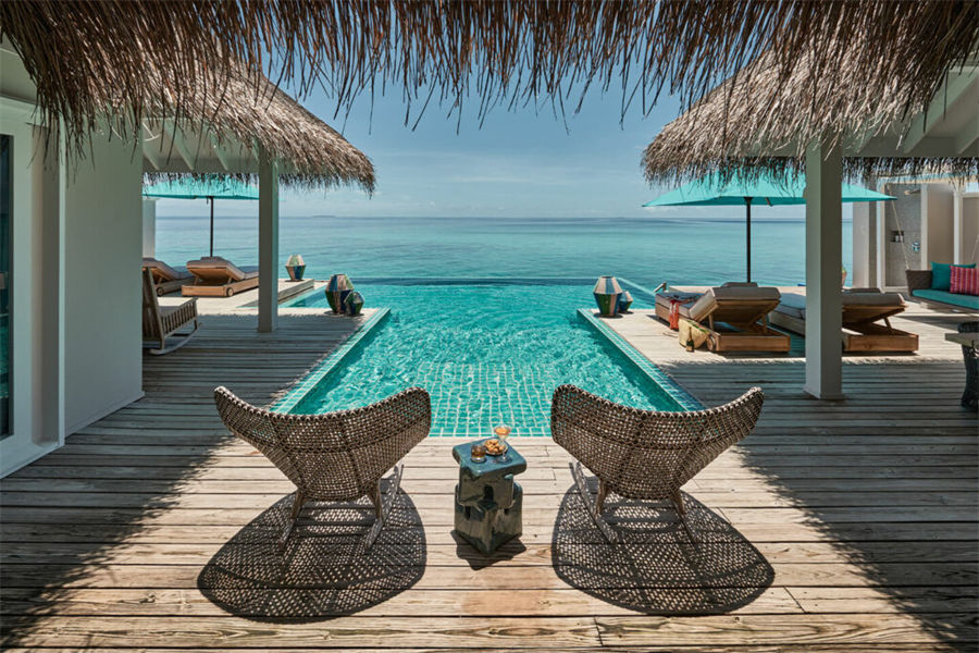 菲诺芙 - 双卧明星海景泳池别墅图片3 - Seaside Finolhu Baa Atoll Two Bedroom Rockstar Ocean Pool Villa Photo 3