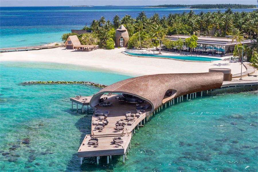 瑞吉 - 鲸鱼水上酒廊图片3 - The St. Regis Maldives Vommuli Resort The Whale Bar Photo 3