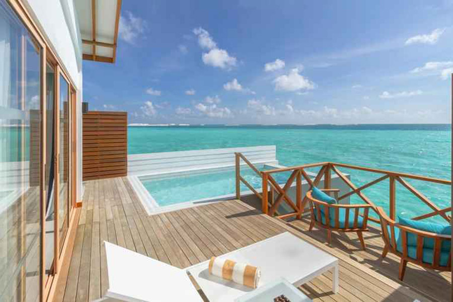 欢乐岛 - 泻湖泳池套房图片1 - Joy Island Maldives Lagoon Suite Pool Photo 1
