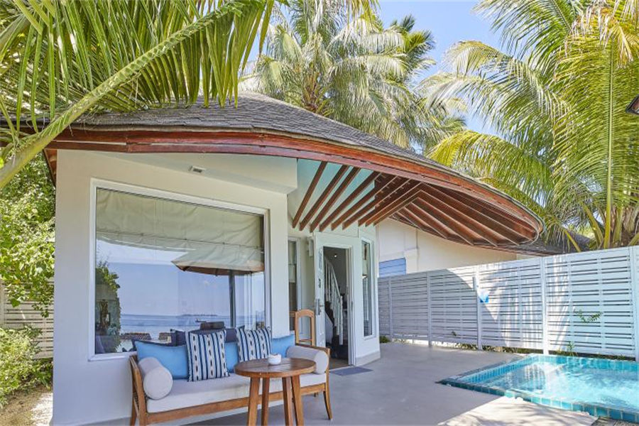 中央格兰德 - 海滩泳池别墅(双卧)图片3 - Machchafushi Resort&Spa Maldives Club Two Bedroom Beach Pool Villa Photo 3