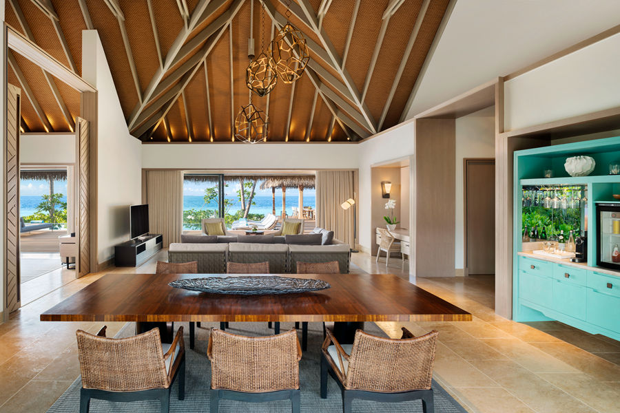 华尔道夫 - 双卧沙滩泳池别墅图片2 - Waldorf Astoria Maldives Ithaafushi  Two Bedroom Beach Villa with Pool Photo 2