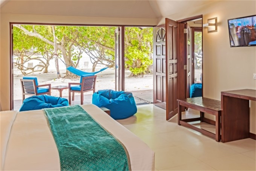 白金岛  - 豪华沙滩别墅 图片1 - Adaraan Hudhuranfushi Deluxe Beach Villa Photo 1
