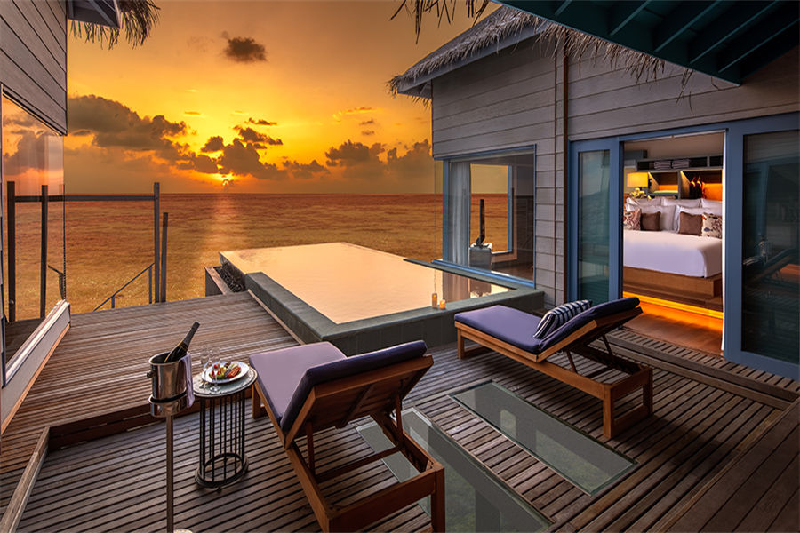 莱佛士 - 日落水上住宅(双卧)图片1 - Raffles Maldives Meradhoo Sunset Overwater Residence With Pool Photo 1
