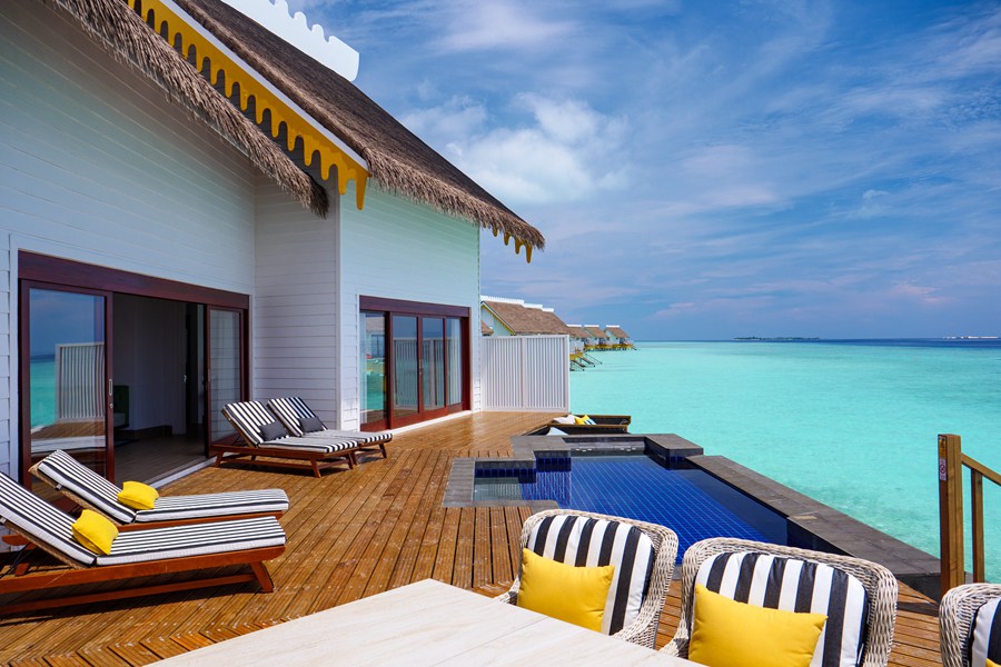 塞伊（希尔顿格芮） - 双卧水上泳池别墅图片1 - SAii Lagoon Maldives, Curio Collection by Hilton Two Bedroom Overwater Pool Villa Photo 1