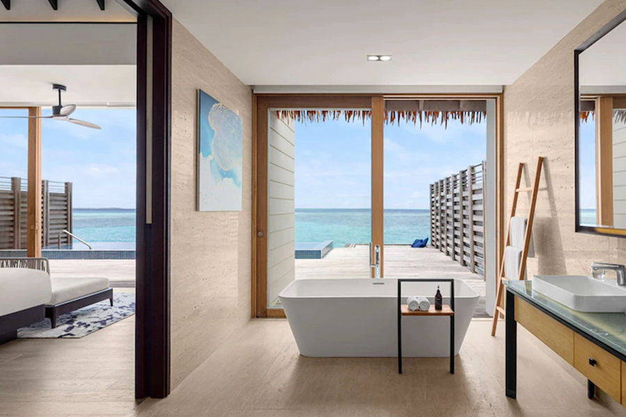 丽笙 - 水上泳池别墅（日落景观）图片3 - Radisson Blu Resort Maldives Ovenvater Villa- Pool & Sunset View Photo 3