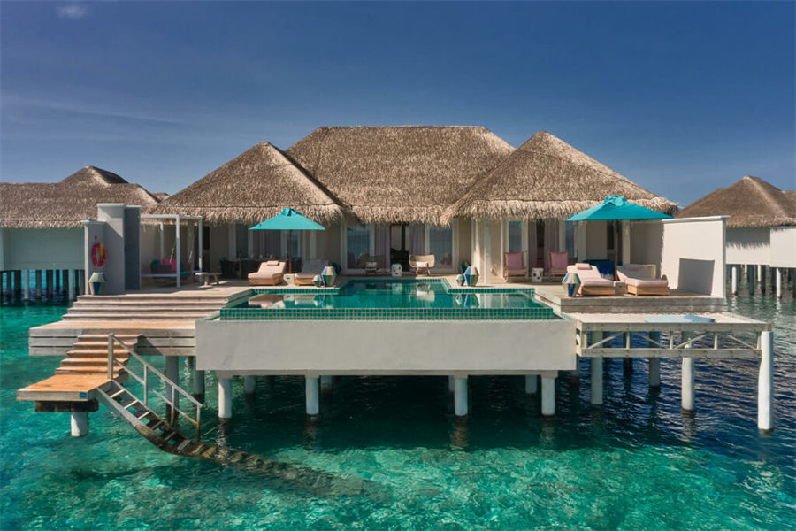 菲诺芙 - 双卧明星海景泳池别墅图片1 - Seaside Finolhu Baa Atoll Two Bedroom Rockstar Ocean Pool Villa Photo 1