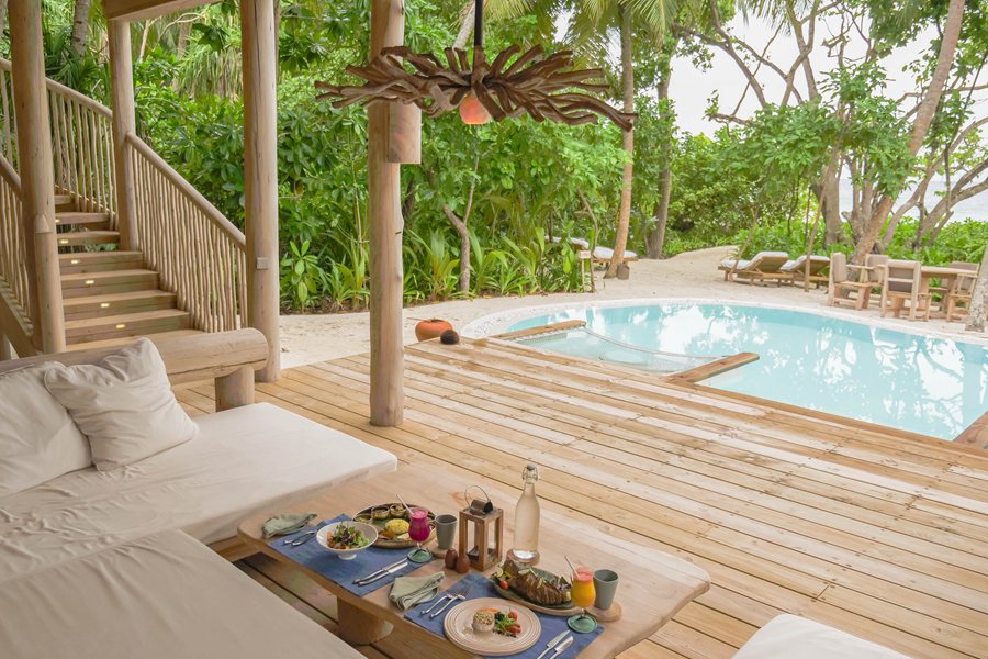 索尼娃富士 - 四卧索尼娃富士泳池套房（带滑梯）图片4 - Soneva Fushi 4 Bedroom Soneva Fushi Villa Suite with Pool  Photo 4