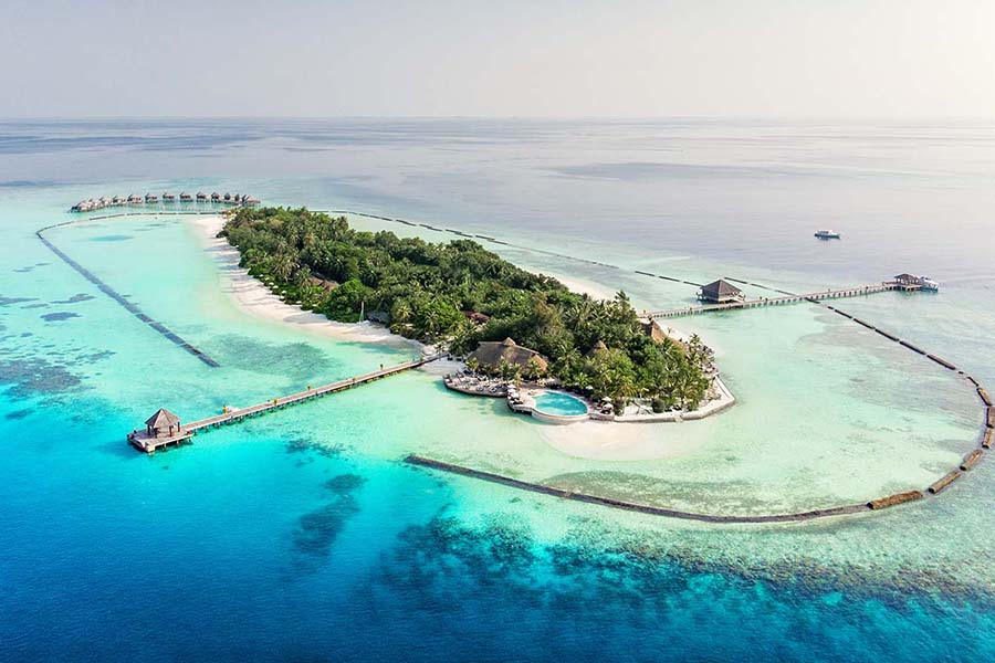 卡曼都岛马尔代夫度假村全景 - Komandoo Maldives Island Resort & Spa Maldives Resort
