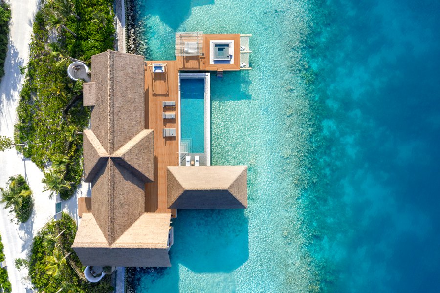 华尔道夫 - 双卧礁湖泳池别墅图片3 - Waldorf Astoria Maldives Ithaafushi  Two Bedroom Reef Villa with Pool Photo 3