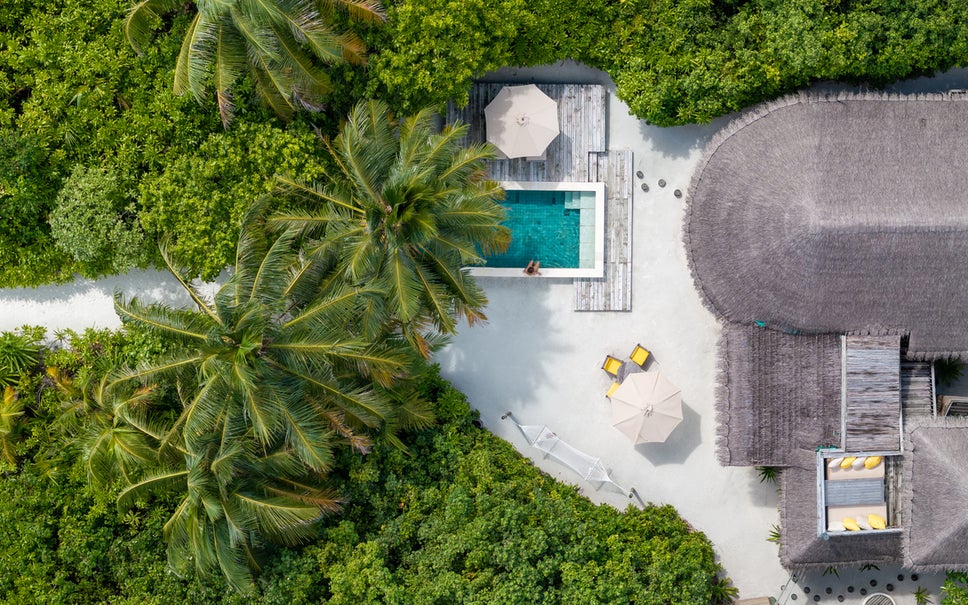 六善拉姆 - 家庭泻湖海滩别墅 - 带泳池图片3 - Six Senses Latitude Laamu Family Lagoon Beach Villa with Pool Photo 3