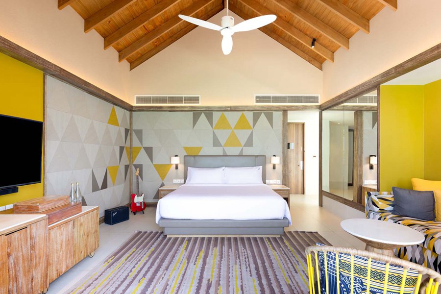硬石 - 白金水上泳池别墅图片4 - Hard Rock Hotel Maldives Overwater Villa with Pool Photo 4
