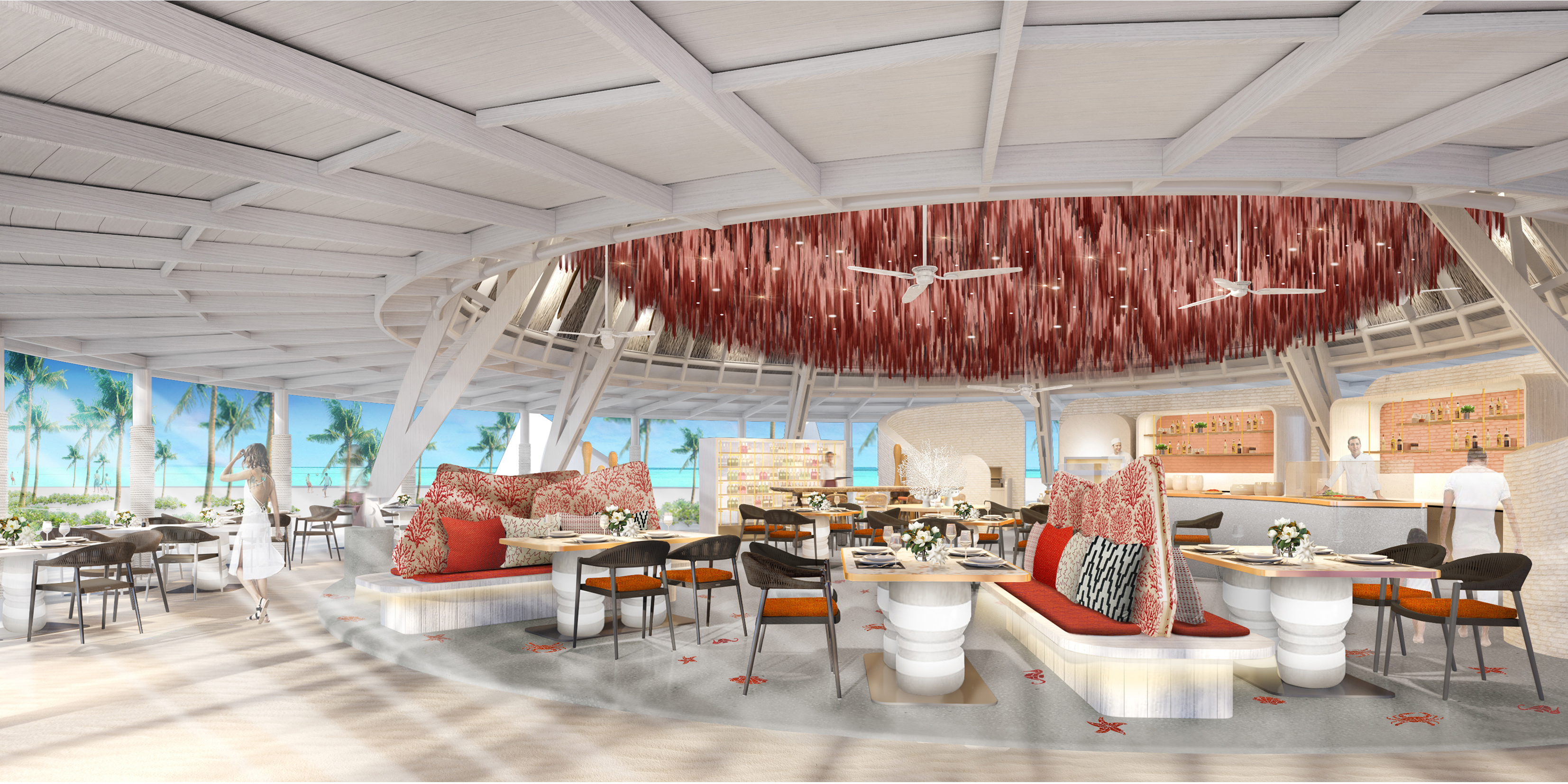 中央盛泰乐幻影餐厅 - 水餐厅 - Centara Mirage Lagoon Maldives Restaurant
