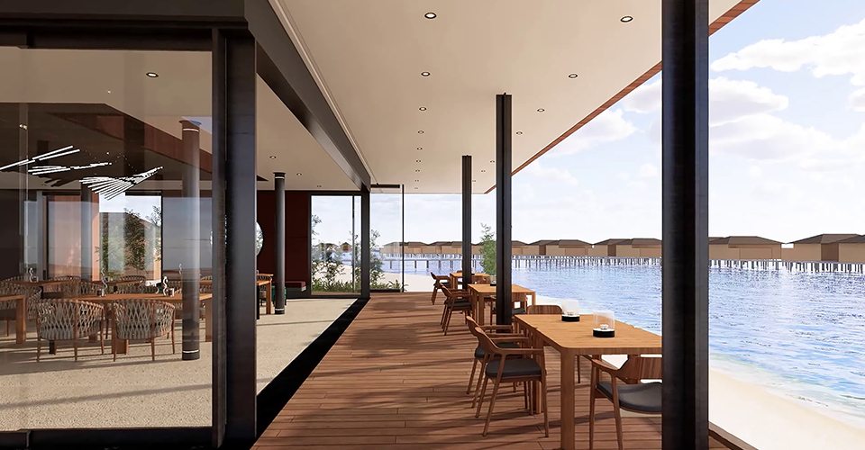 维利甘度 - 拉尔乎餐厅图片2 -  Veligandu lsland Resort Raalhu Restaurant Photo 2