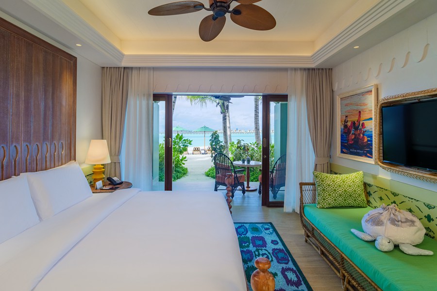塞伊（希尔顿格芮） - 海滩客房图片2 - SAii Lagoon Maldives, Curio Collection by Hilton Beach Room Photo 2