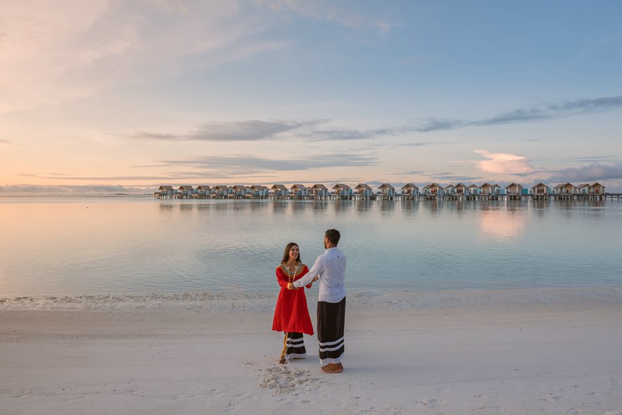 硬石 - 海滩婚礼图片3 - Hard Rock Hotel Maldives Wedding Photo 3