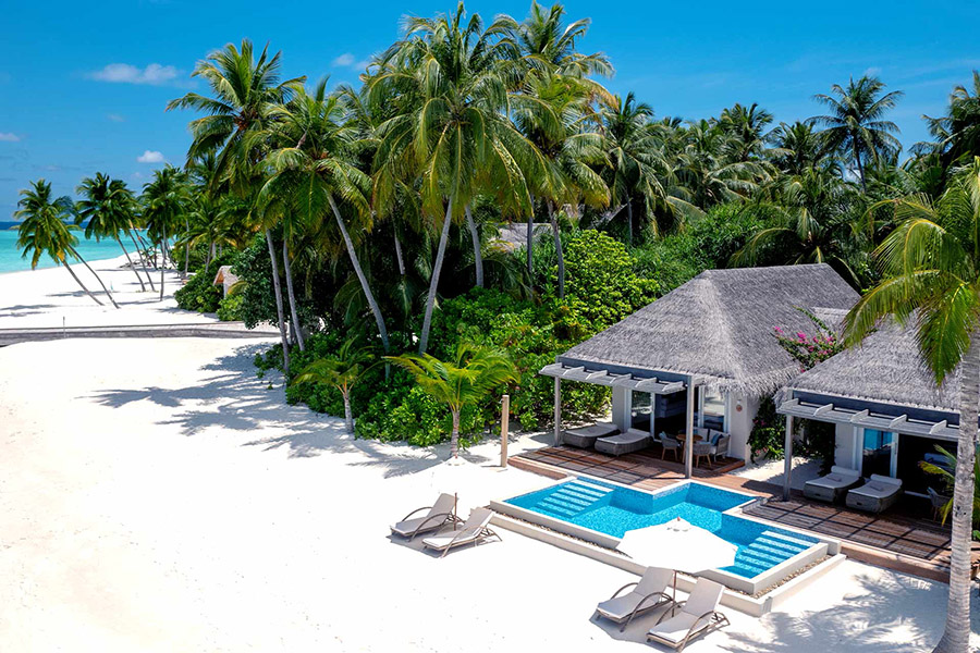 巴廖尼 - 两卧家庭海滩别墅 图片3 - Baglioni Resort Maldives Two Bedroom Family Beach Villa with Pool Photo 3