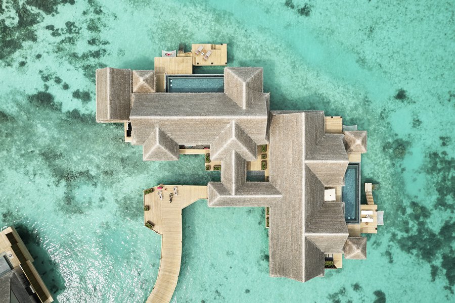 娇丽 - 双泳池三卧水上家庭别墅图片1 - Joali Maldives Three Bedroom Ocean Residence with Two Pools Photo 1