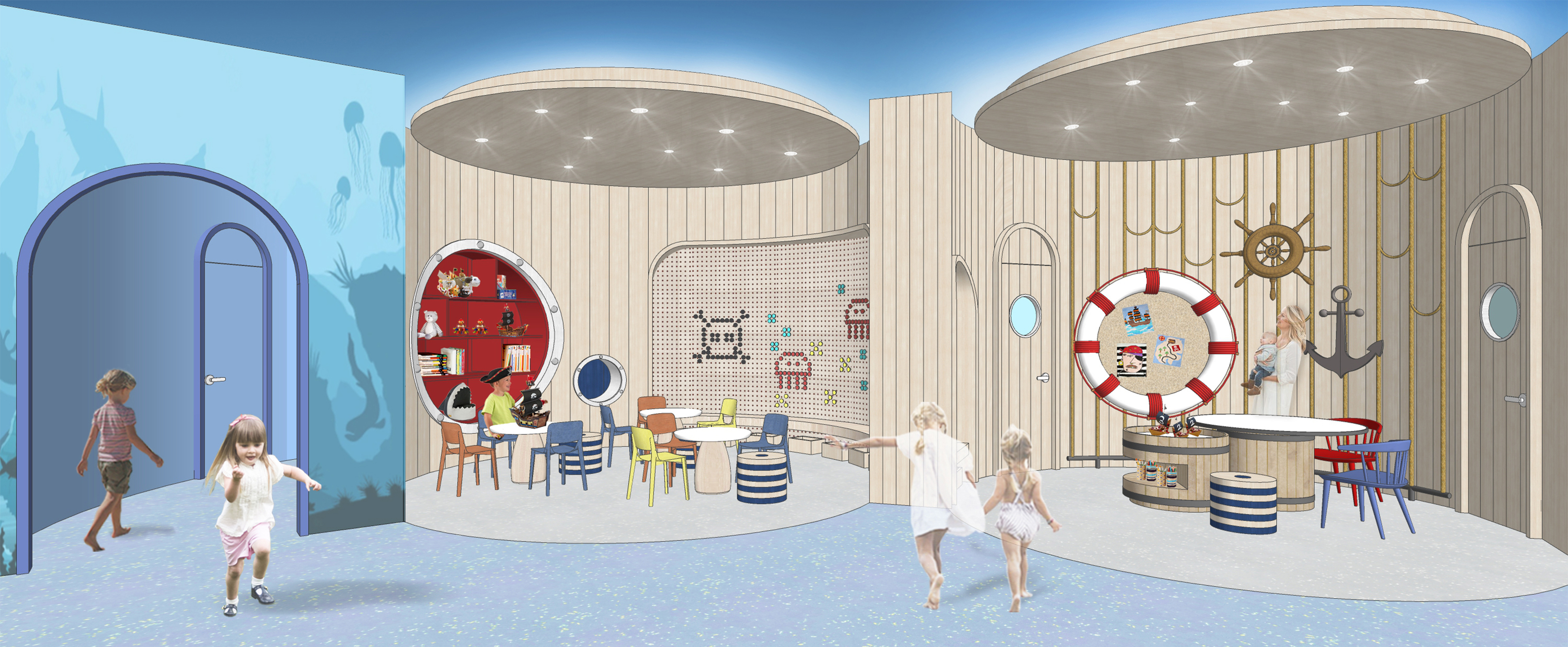 中央盛泰乐幻影 - 儿童俱乐部＆游戏室图片2 - Centara Mirage Lagoon Maldives Kids’ Club and Games Room Photo 2