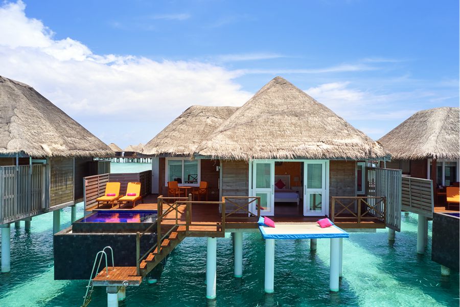 美露丽芙 - 水上泳池池别墅图片1 - Sun Siyam Vilu Reef Water Villa with Pool Photo 1