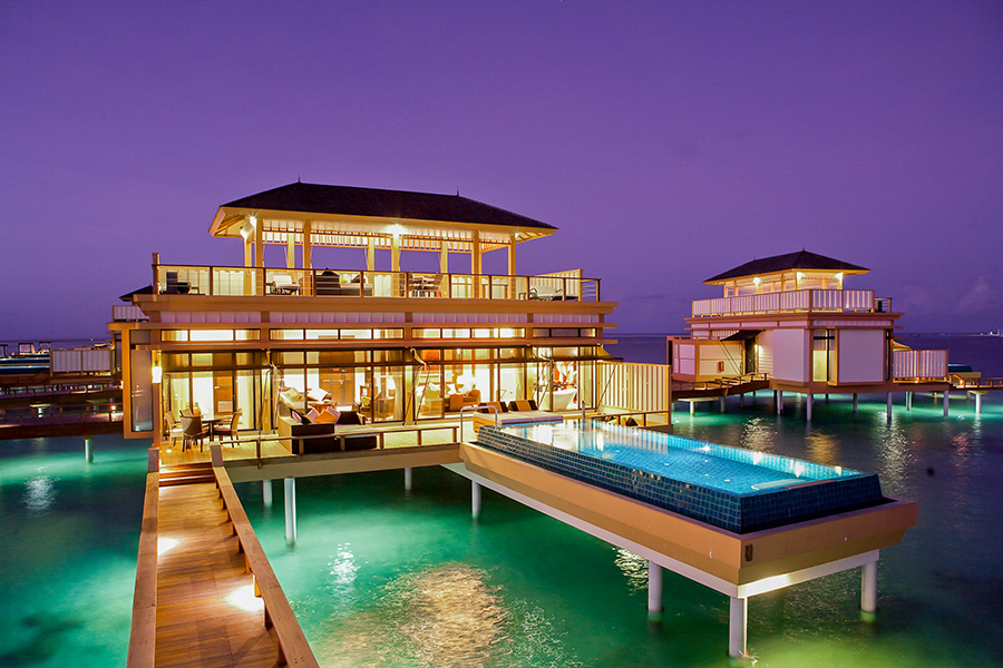 薇拉瓦鲁 - 豪华双卧海洋泳池别墅图片2 - Angsana Velavaru Maldives Deluxe InOcean Two Bedroom Pool Villa Photo 2