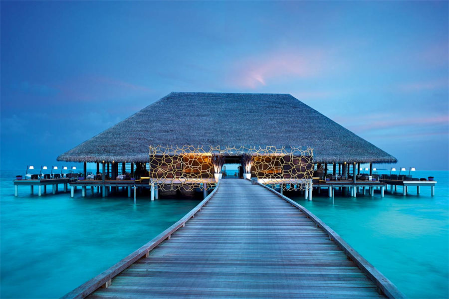 维拉私人岛 - 欧式餐厅&酒廊图片1 - Velaa Private Island Maldives Aragu & Cru Lounge Photo 1