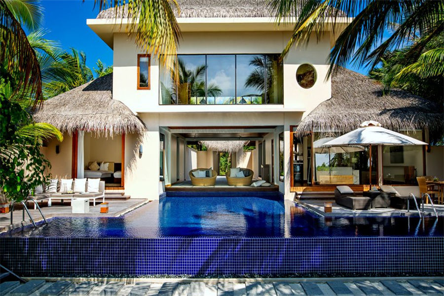 芙花芬 - 三卧室海滩泳池阁图片1 -  Huvafen Fushi Spa Resort Maldives Three-Bedroom Beach Pavilion With Pool Photo 1