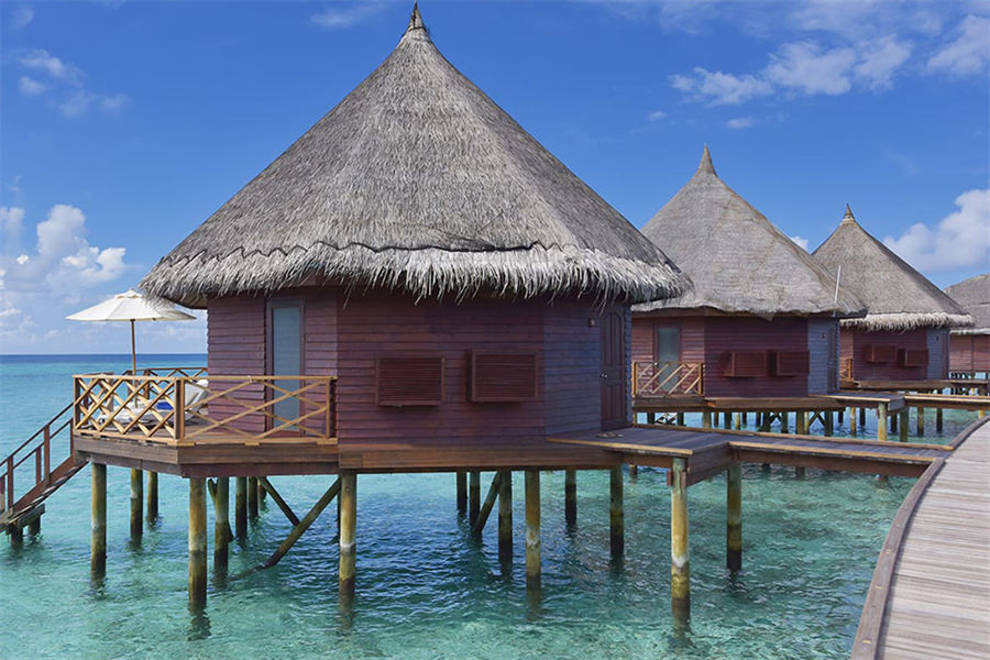 安嘎嘎岛 - 豪华水上平房图片1 - Angaga Island Resort Premium Water Bungalow Photo 1