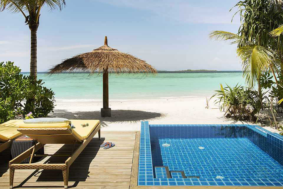新鲁滨逊努努 - 沙滩平房(沙滩泳池)图片4 - Robinson Club Noonu Beach Bungalow Beach Pool Photo 4