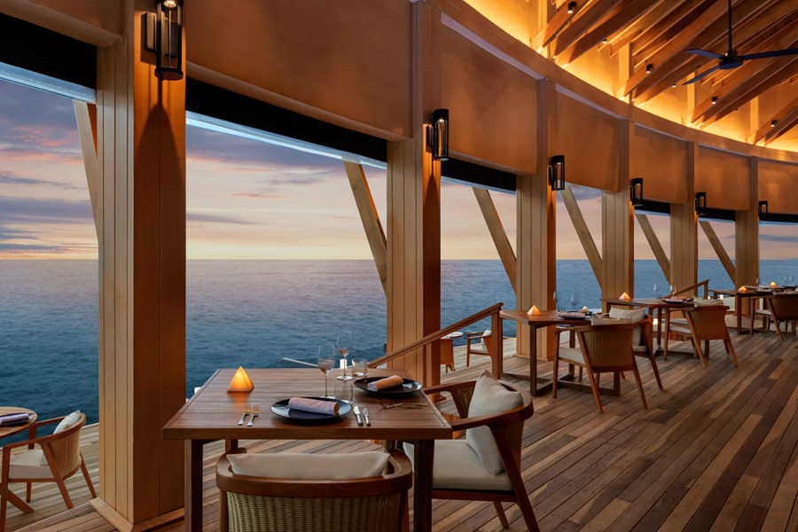 希尔顿阿明吉利 - 水上特色餐厅图片2 - Hilton Maldives Amingiri Resort & SPA Origin Photo 2