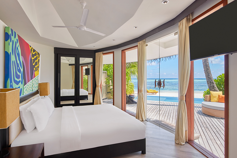 薇拉瓦鲁 - 海滨泳池别墅图片4 - Angsana Velavaru Maldives Beachfront Infinity Pool Villa Photo 4