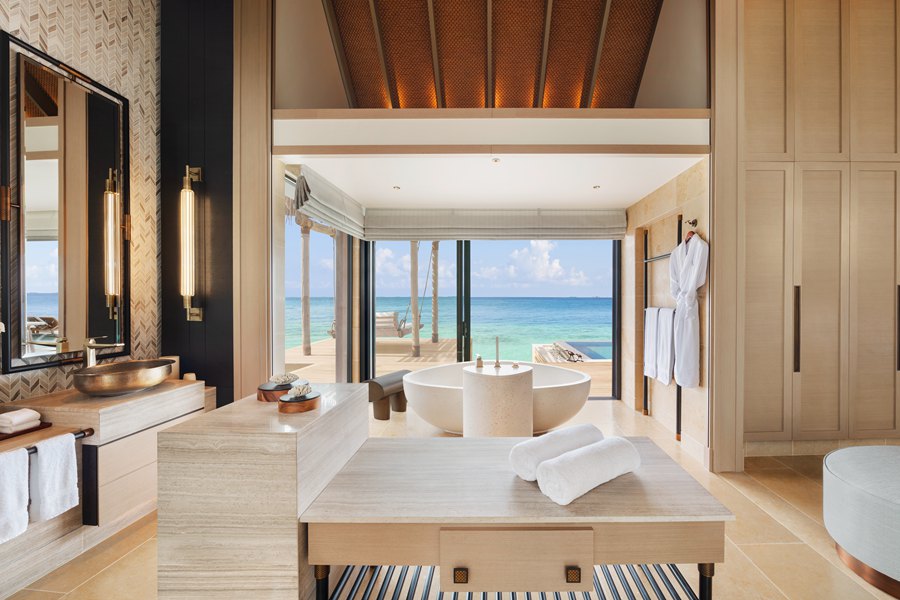 华尔道夫 - 礁湖泳池别墅（大床）图片4 - Waldorf Astoria Maldives Ithaafushi  King Reef Villa with Pool Photo 4