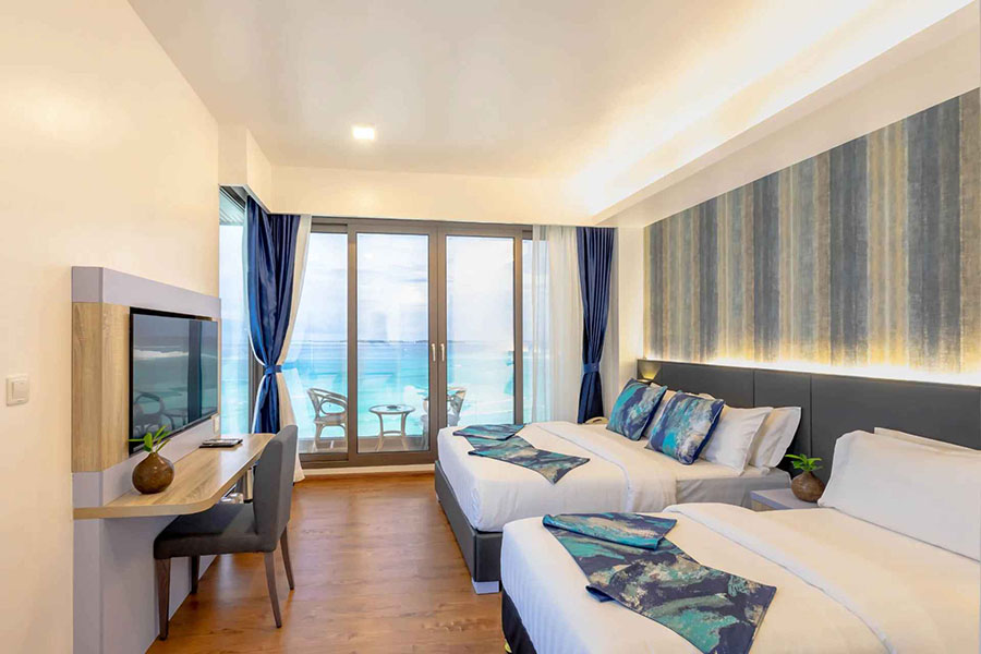 竞技场海滩酒店 -  海景尊贵超级豪华间 - 带阳台图片1 - ARENA HOTELS Premium Super Deluxe Room With Balcony & Sea View Photo 1
