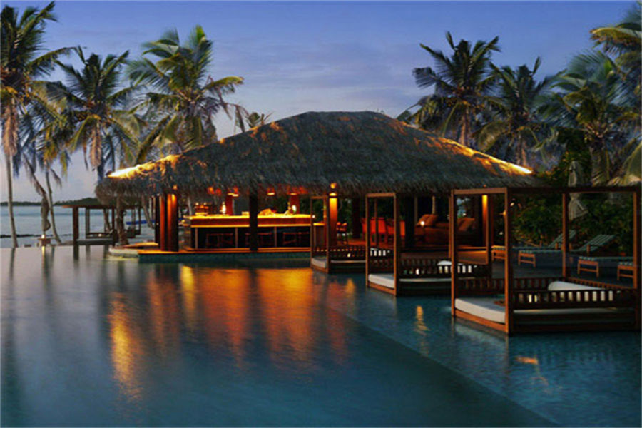 瑞喜敦F - 沙滩酒吧图片1 - The Residence Maldives Falhumaafushi Beach Bar Photo 1