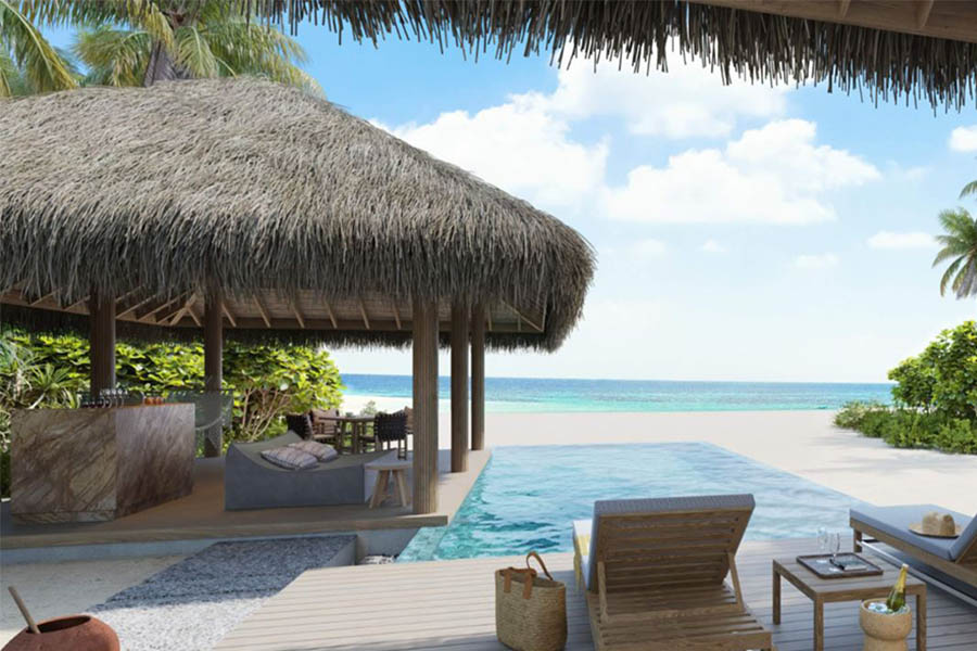 六善肯尼呼拉 - 沙滩泳池度假屋图片2 - Six Senses Kanuhura Beach Retreat With Pool Photo 2