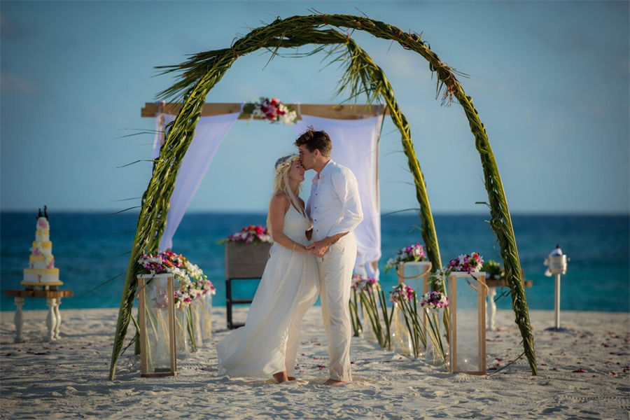 君乐 - 婚礼和蜜月图片1 - Grand Park Kodhipparu Maldives Wedding Photo 1