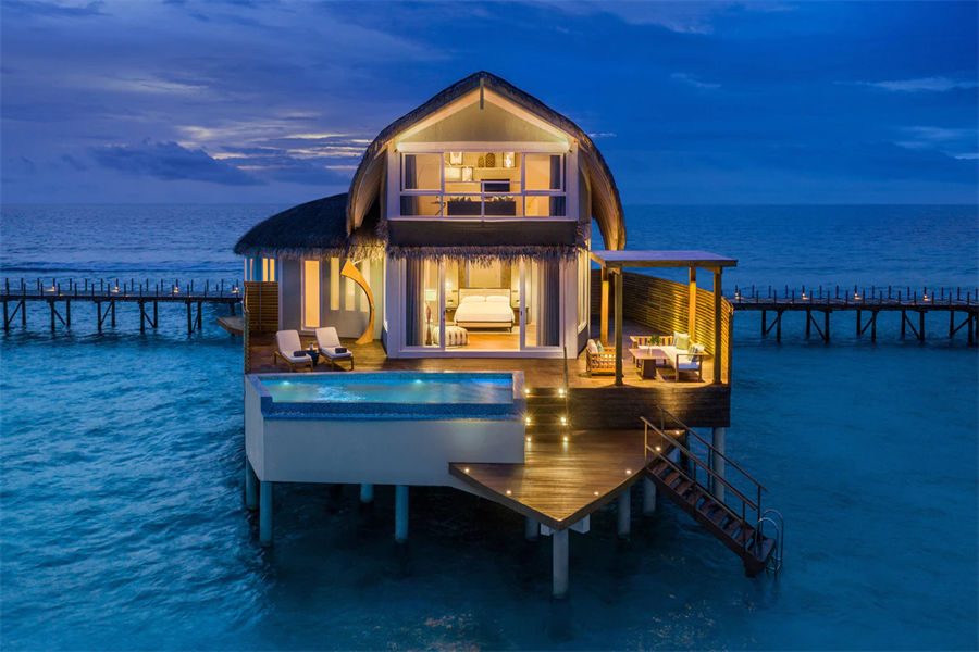 JW万豪 - 复式水上泳池别墅图片1 -  JW Marriott Maldives Resort & Spa Duplex Overwater Pool Villa Photo 1