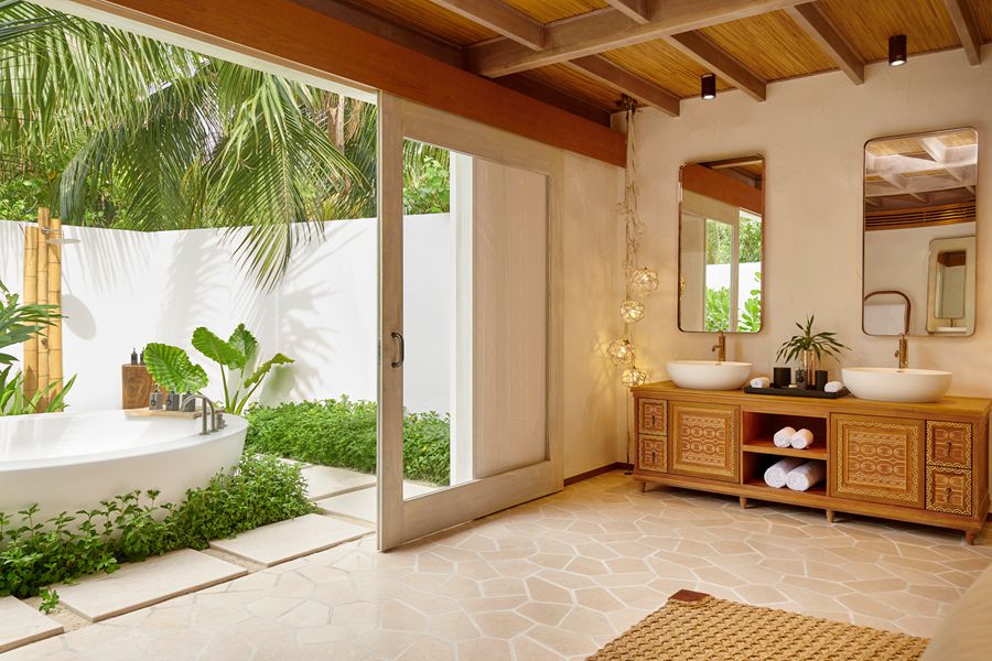 斯茹芬富士 - 豪华沙滩别墅(日落)图片4 - Sirru Fen Fushi-Private Lagoon Resort  Deluxe Beach Sunset Villa Photo 4