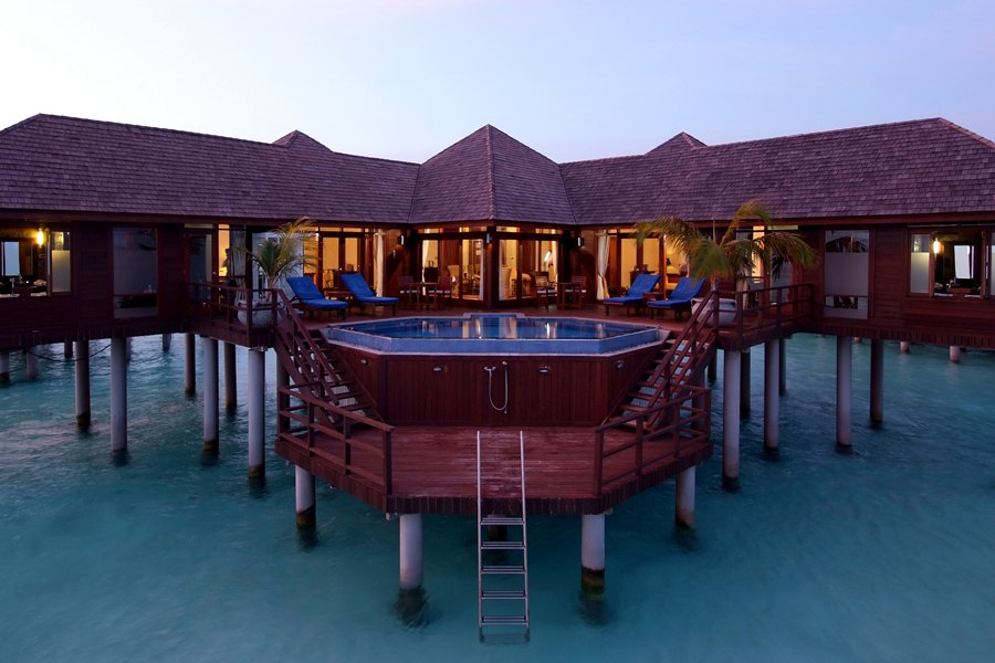 双鱼 - 总统水上套房（双卧）图片3 - Sun Siyam Olhuveli Presidential Water Suite 02 Bedroom Photo 3