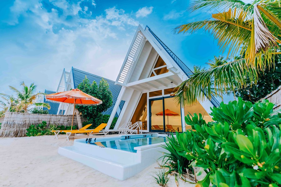 奥嘉 - 豪华哈鲁格海滩泳池别墅图片1 - Oaga Art Resort Bodu Haruge Beach Villa with Private Pool Photo 1