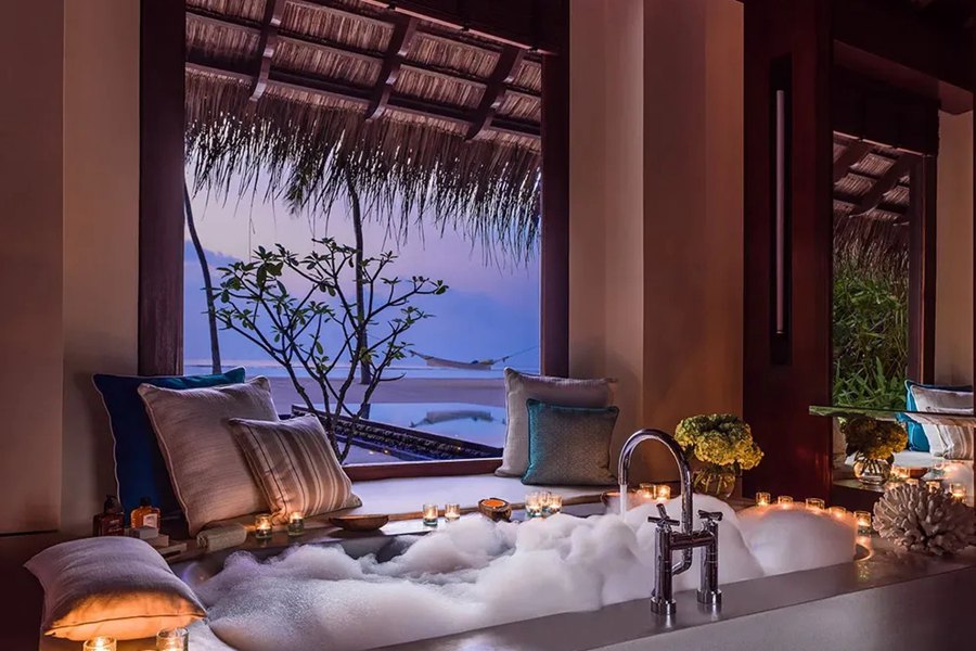 瑞提拉唯一 - 泳池海滩别墅图片2 - One&Only Reethi Rah Beach Villa with Pool Photo 2