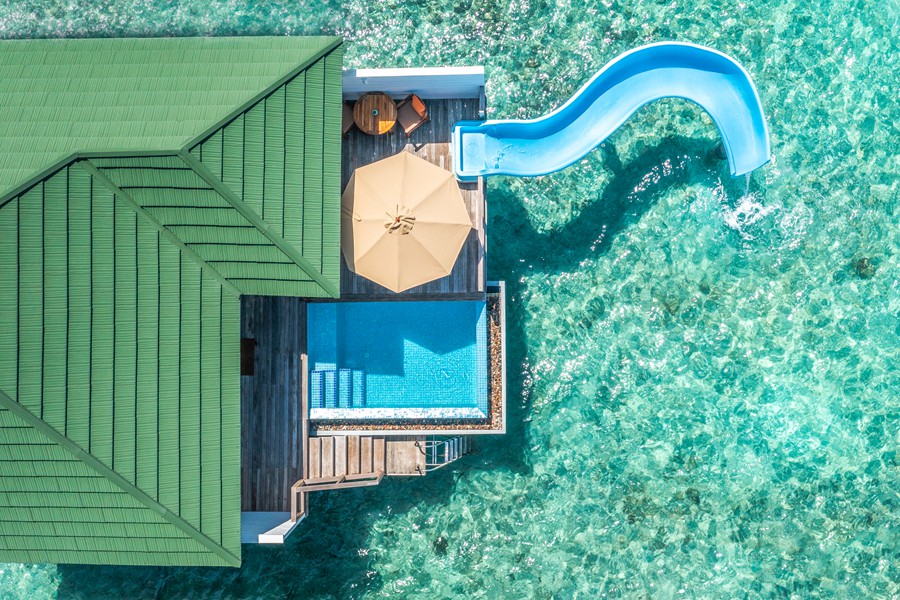 禧亚世嘉 - 泄湖滑梯泳池别墅图片2 - Siyam World Maldives Lagoon Villa with Pool +slide Photo 2