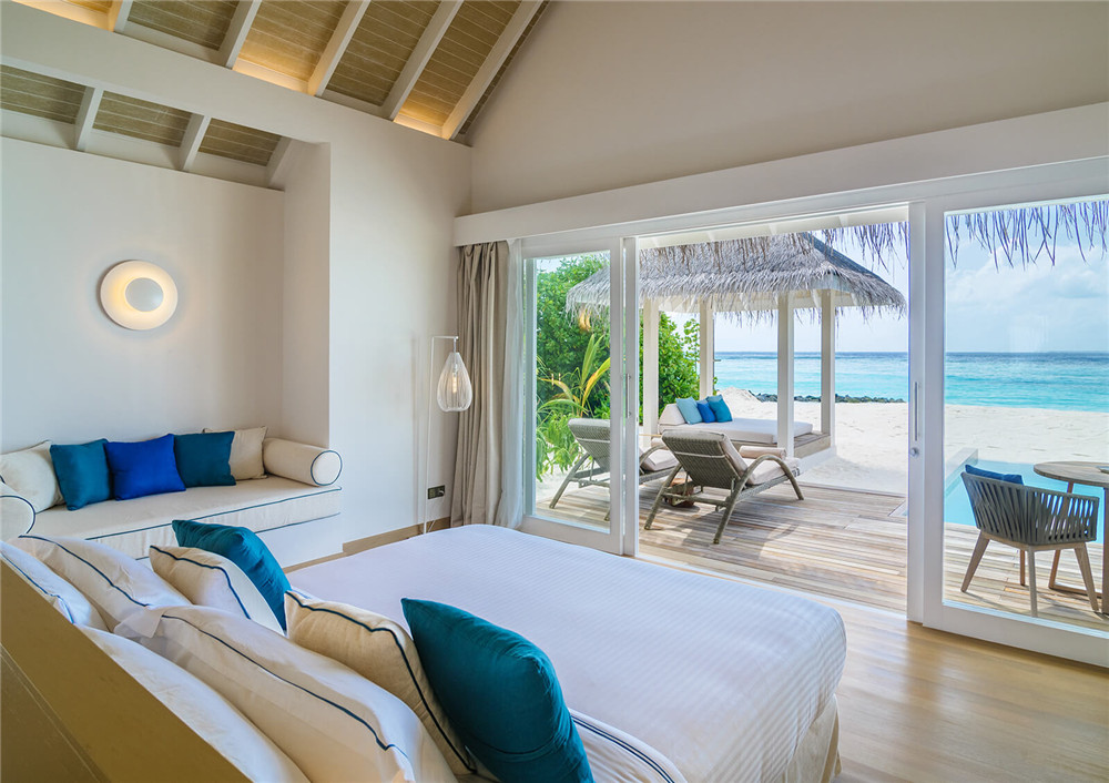 巴廖尼 - 豪华沙滩泳池别墅图片4 - Baglioni Resort Maldives Deluxe Beach Villa with pool Photo 4