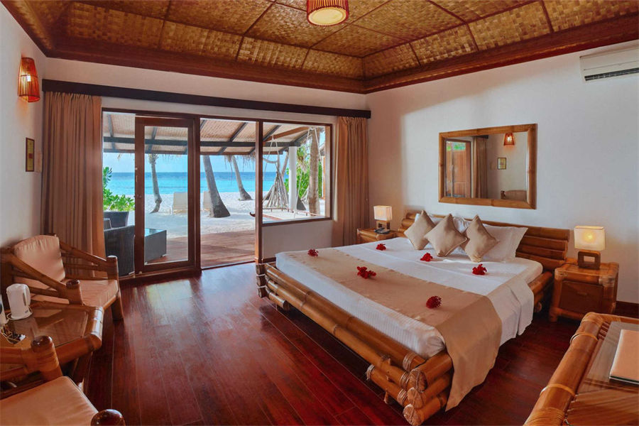 安嘎嘎岛 - 高级沙滩平房图片4 - Angaga Island Resort Superior Beach Bungalow Photo 4