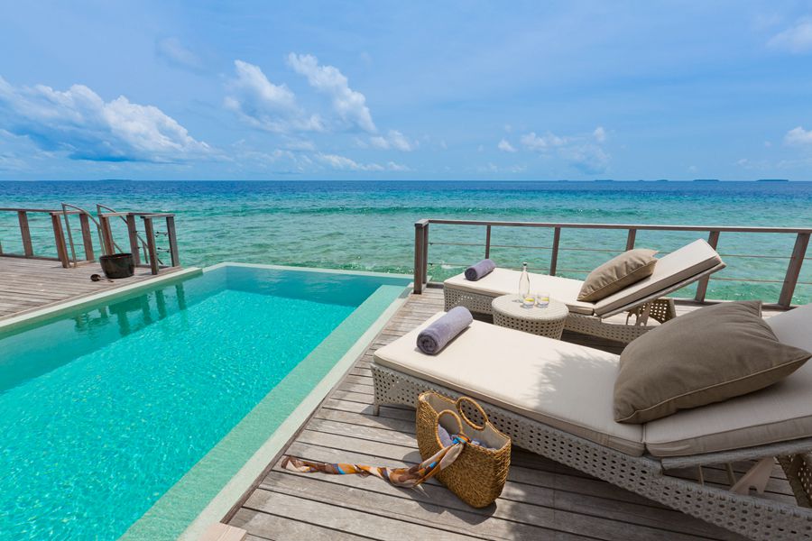都喜天阙 - 双卧水上泳池阁图片3 - Dusit Thani Maldives Two Bedrooms Overwater Pool Pavilion Photo 3
