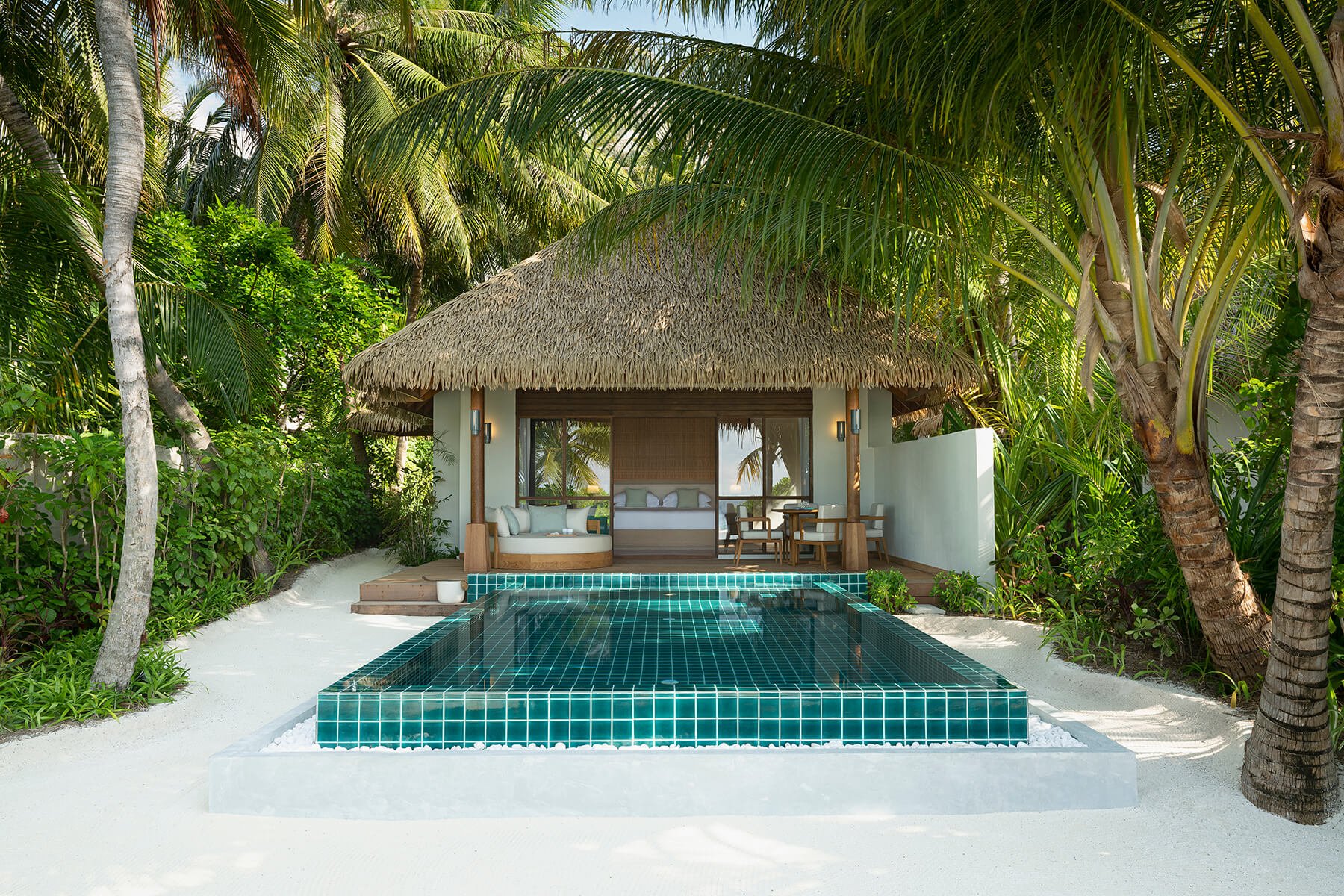 芙花芬 - 豪华沙滩泳池别墅图片1 -  Huvafen Fushi Spa Resort Maldives Deluxe Beach Bungalow With Pool Photo 1