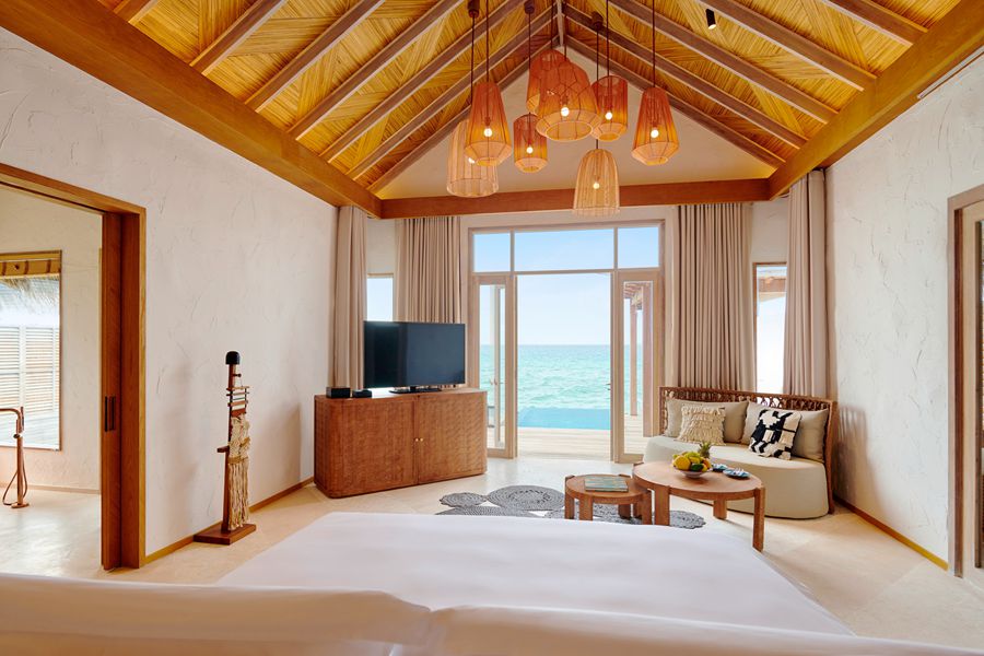 斯茹芬富士 - 日出礁湖水上泳池别墅图片3 - Sirru Fen Fushi-Private Lagoon Resort  Sunrise Reef Villa with Pool Photo 3